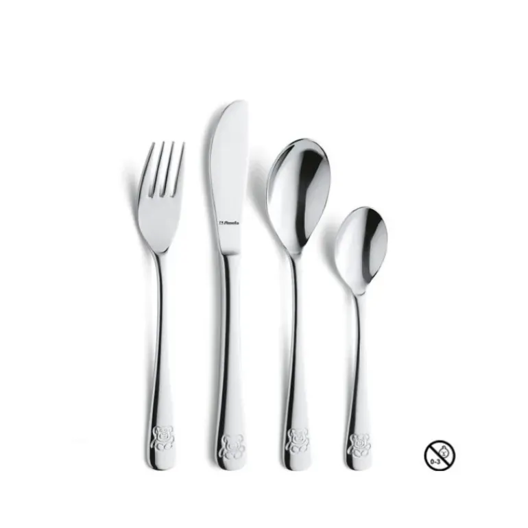Coffret Ourson 4 Couverts Enfant Amefa