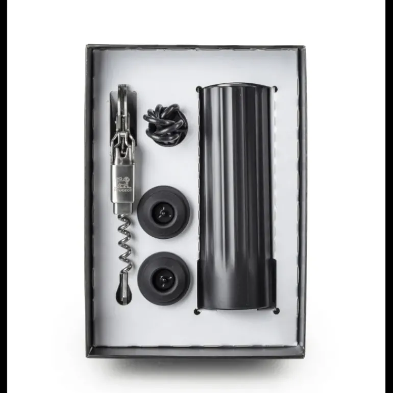 Coffret Pompe à Vin Electrique ABS + Tire-Bouchon Clavelin Peugeot