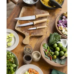 Coffret Trio Couteaux de Cuisine Parallèle Opinel