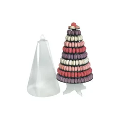 Coiffe Pyramide à Macaron Vertical