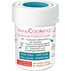 Colorant Alimentaire en Poudre Bleu 5g Scrapcooking