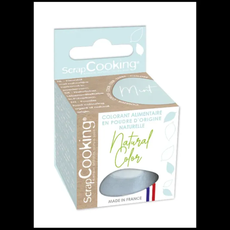 Colorant Alimentaire Naturel Bleu Mint 10 g Scrapcooking