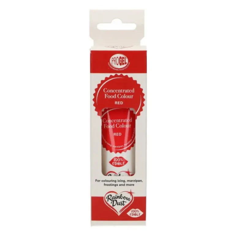 Colorant Alimentaire ProGel Rouge 25g Rainbow Dust