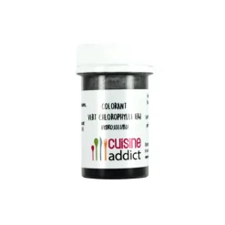 Colorant alimentaire Vert Chlorophylle E141 10g Poudre Hydrosoluble Cuisineaddict