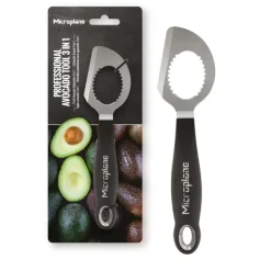 Coupe Avocat 3 en 1 Specialty Noir Microplane