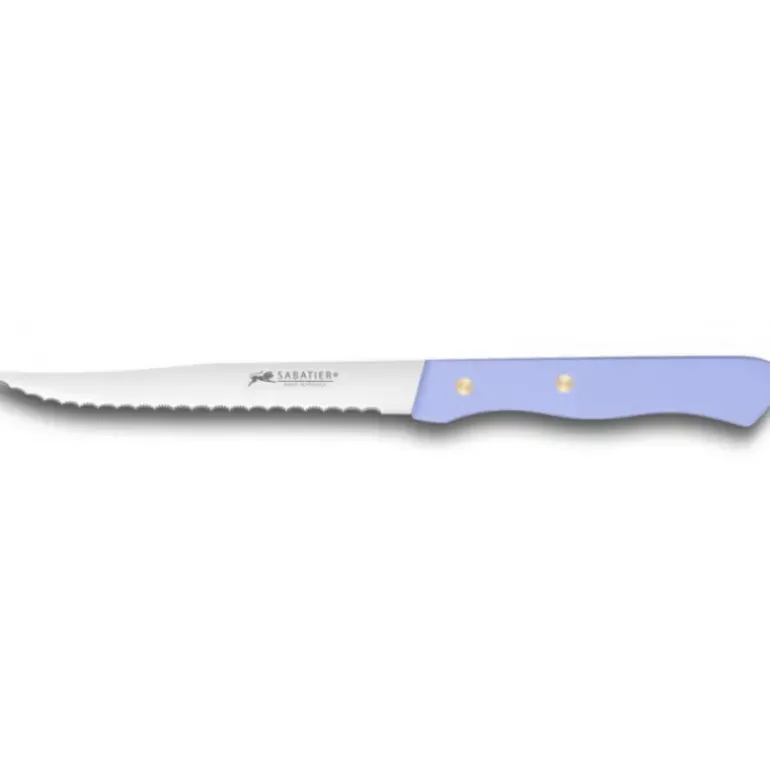 Couteau à Steak Cranté 11,5 cm Sabatier Mauve