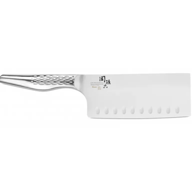 Couteau de Chef Chinois Lame Alvéolée 16,5 cm Seki Magoroku Shoso Kai
