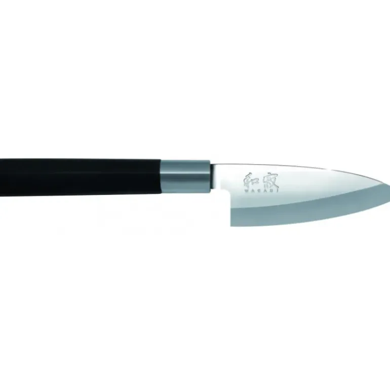 Couteau Deba 10,5 cm Wasabi Black Kai