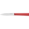 Couteau d'Office 10 cm Cranté Rouge Les Essentiels + Opinel