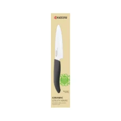 Couteau d'Office Céramique Noir 11 cm Gen Earth Kyocera