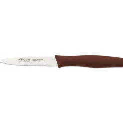 Couteau d'Office Cranté Inox 10 cm Marron Arcos NOVA