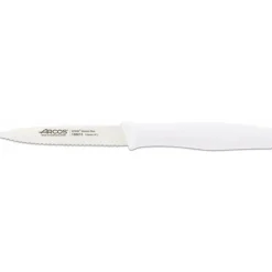 Couteau d'Office Cranté Inox 10 cm Blanc Arcos NOVA