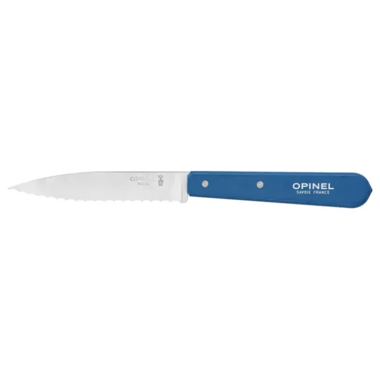 Couteau d'Office Cranté N°113 Bleu Opinel