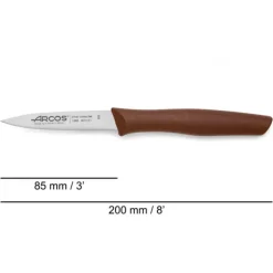 Couteau d'Office Inox 8,5 cm Marron Arcos NOVA