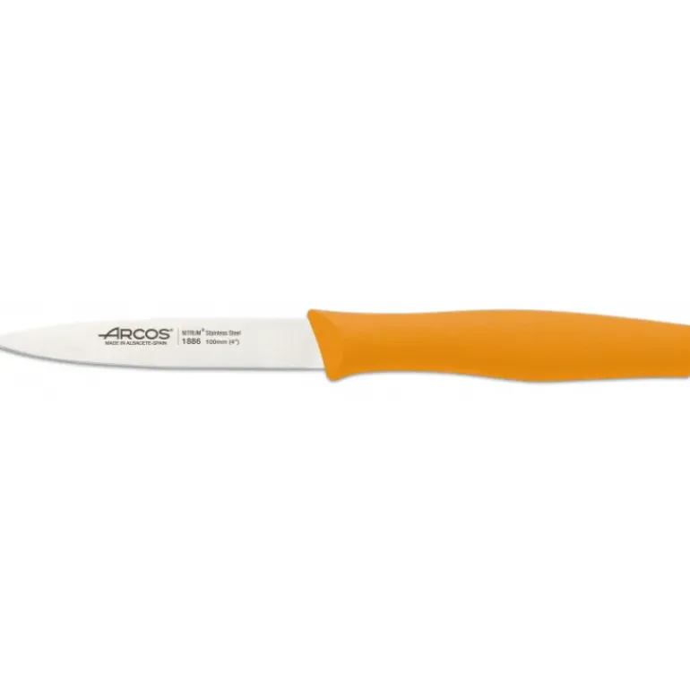 Couteau d'Office Inox 10 cm Moutarde Arcos NOVA