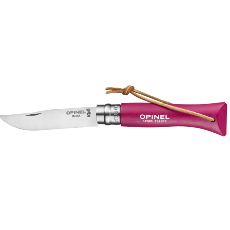 Couteau N°6 Baroudeur Framboise Colorama Opinel