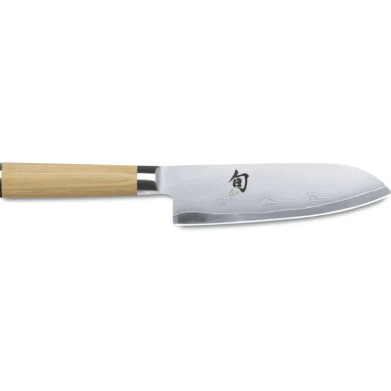 Couteau Santoku 18 cm Shun Classic White Damas Kai