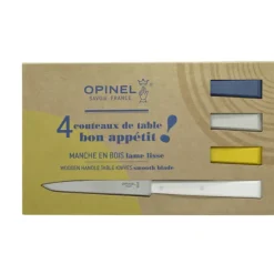 Couteaux de Table (x4) Céleste Bon Appétit ! Opinel