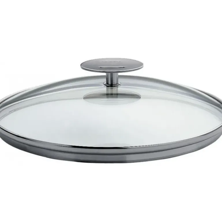 Couvercle en Verre bombé Platine Ø 16 cm Cristel