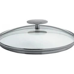 Couvercle en Verre bombé Platine Ø 14 cm Cristel