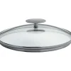 Couvercle en Verre bombé Platine Ø 30 cm Cristel
