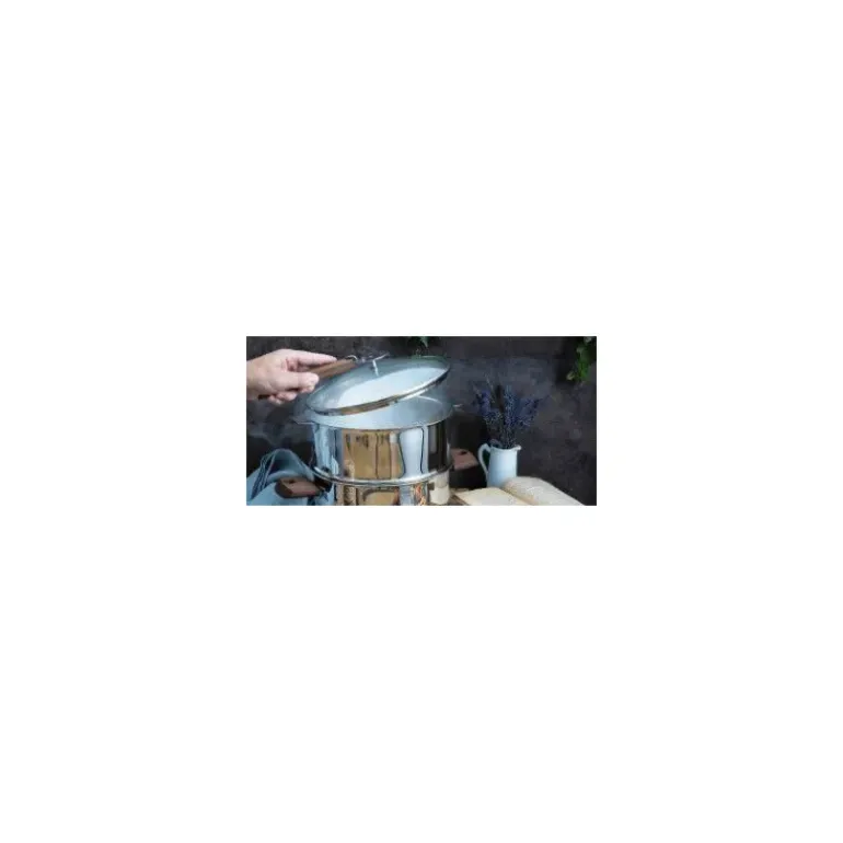 Couvercle Plat en Verre Trempé 28 cm Strate Amovible Cristel