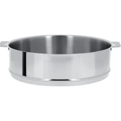 Cuit Vapeur Ovale Mutine Ø 30 cm Manche Amovible Inox Cristel