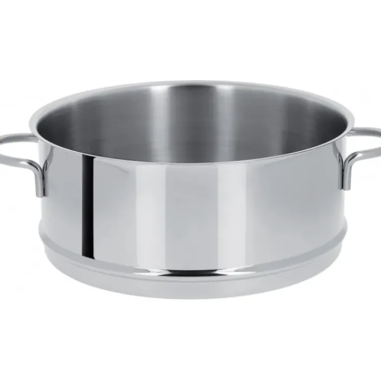 Cuit Vapeur Ovale Mutine Ø 30 cm Manche Fixe Inox Cristel
