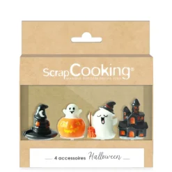 Décoration pour Gâteau Halloween 50 g Scrapcooking (x4)