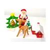 Décorations de bûches de Noël (x4)