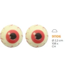 Décors Chocolat Blanc Œil Funcakes (x25)