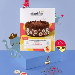 Décors Chocolat Blanc Pirate 24 pièces Chocolatree Valrhona