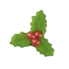Décors en Chocolat Feuille de Houx 4 x 4,3 cm (x112) Florensuc
