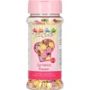 Décors en sucre Fleurs Multicolores 60g Funcakes
