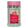Décors en Sucre Flocon de Neige Bleu et Blanc 150 g Funcakes