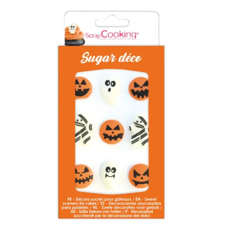 Décors en Sucre Halloween x9 ScrapCooking