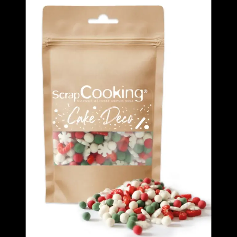 Décors en Sucre Mix 3D Noël 46 g Scrapcooking