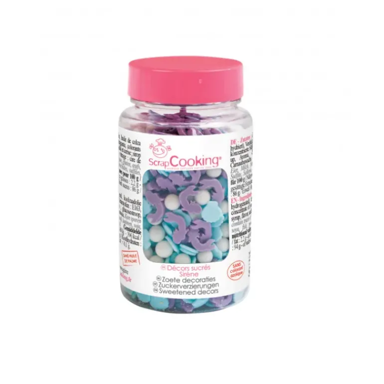 Décors en sucre Sirène 55g Scrapcooking