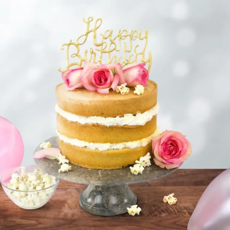 Découpoir Cake Topper Happy Birthday Manuscrit 16,5 x 15 cm PME