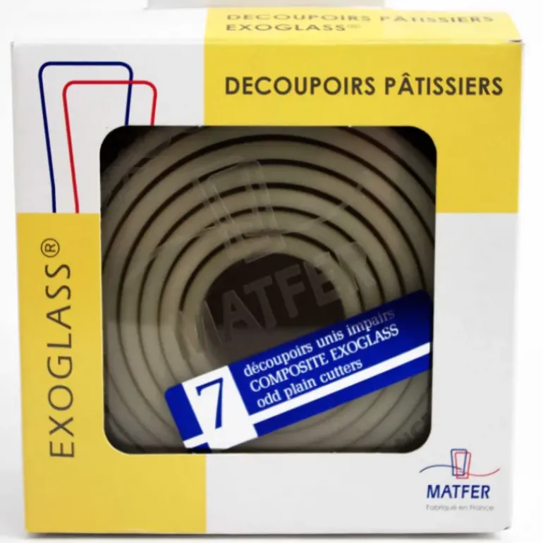 Découpoirs ronds unis impairs Exoglass (Boîte de 7)