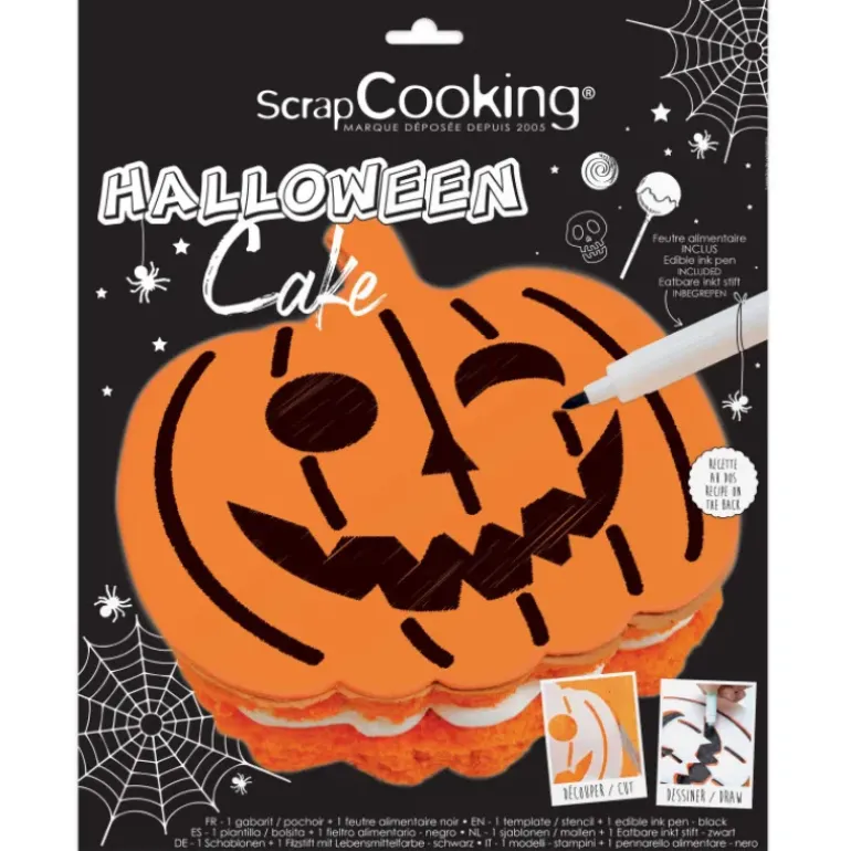 DEFAUT Pochoir Gâteau Halloween Scrapcooking