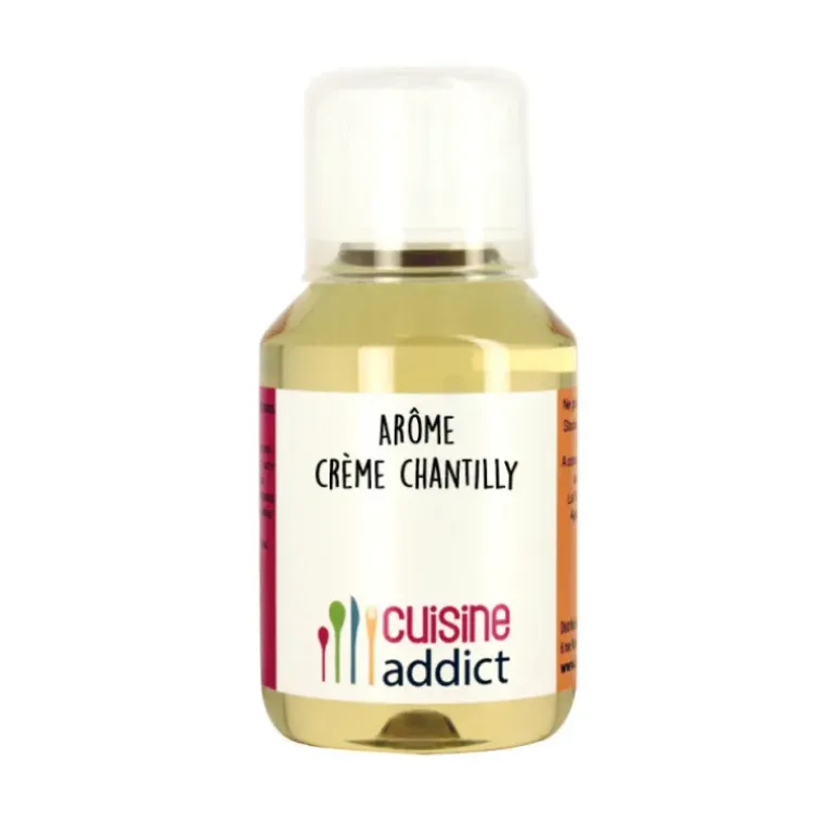 DLUO Courte Arôme Alimentaire Crème Chantilly 115 ml Cuisineaddict