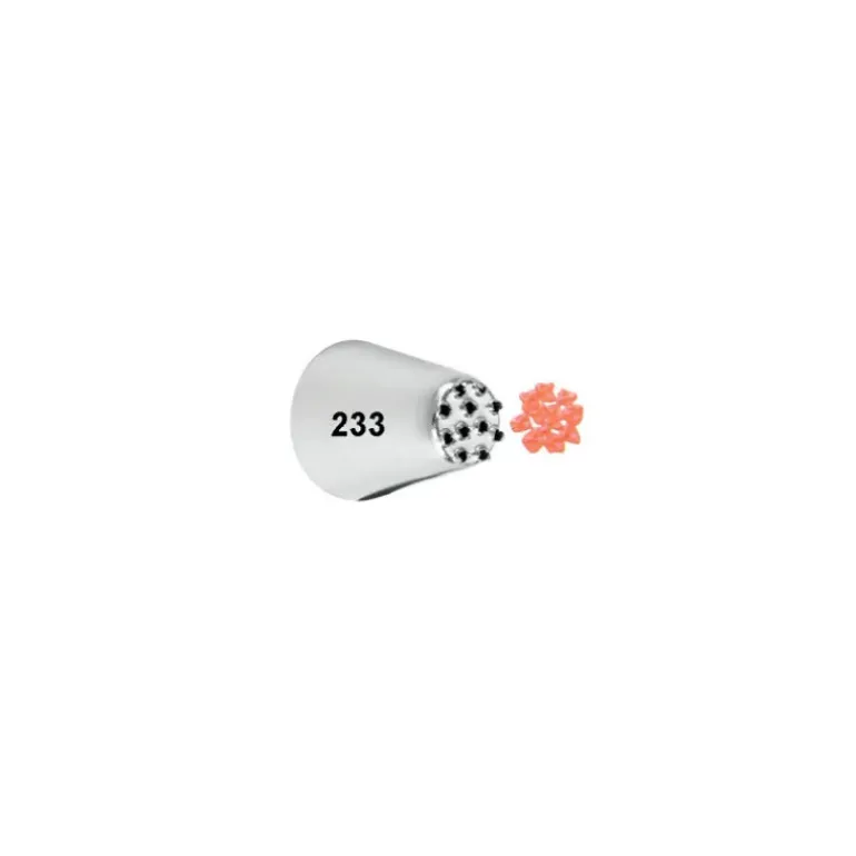 Douille pâtissière effet perle Wilton (n°233) Inox