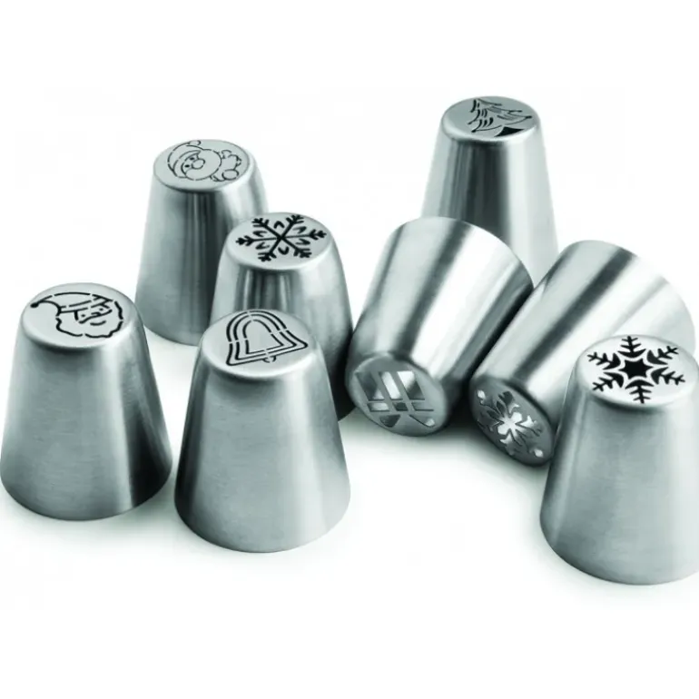 Douilles Russes Décors Noël Ø 2,4 cm (x8)