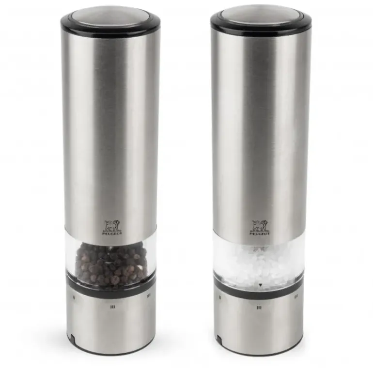 Duo Moulin à Poivre et Sel Electrique Elis Sense U'Select 20 cm Inox Peugeot