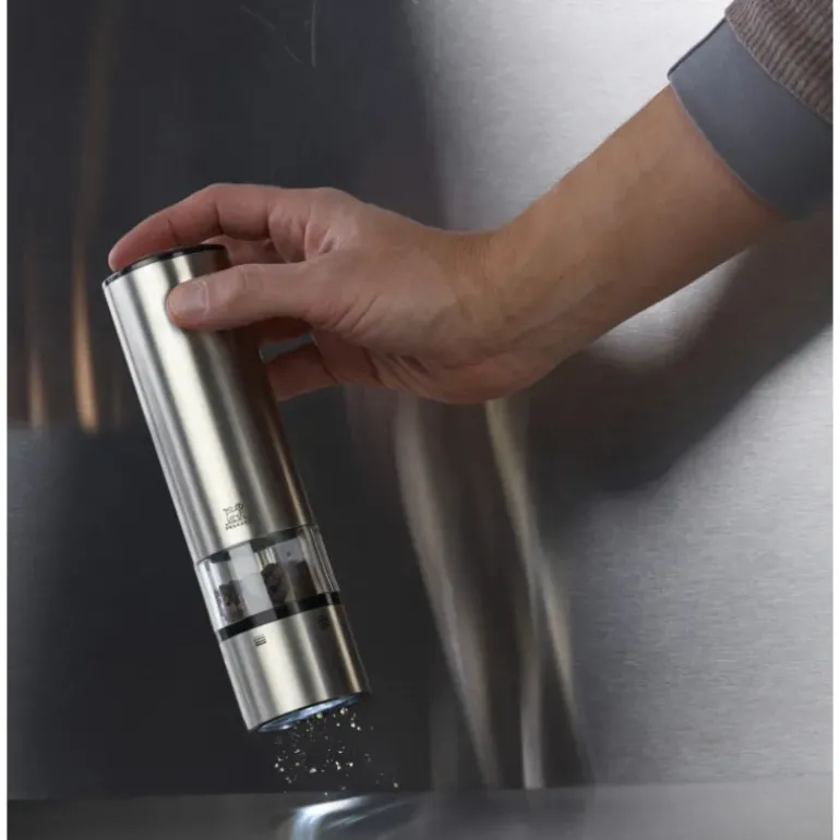 Duo Moulin à Poivre et Sel Electrique Elis Sense U'Select 20 cm Inox Peugeot