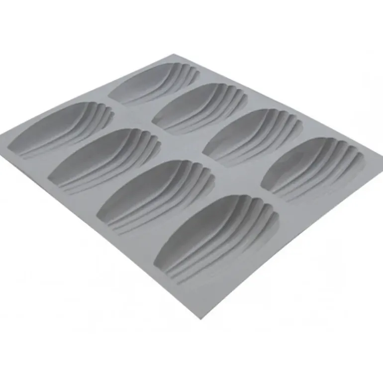 Elastomoule Madeleine - 8 empreintes 21 x 17,6 cm - Silicone de Buyer