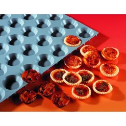 Elastomoule mini-tartelettes - 24 empreintes 30 x 17,5 cm - Silicone de Buyer