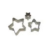 Emporte Pièce Etoile en inox (x3)