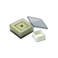 Emporte-Pièce Carré Cannelé Polyglass (x9) Ibili